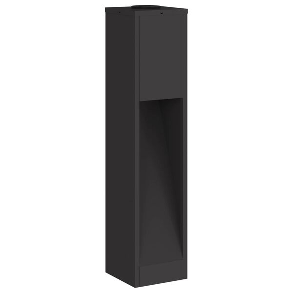 vidaXL Solarna LED svjetiljka za stazu 2 pcs Crna