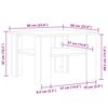 vidaXL Stol za kavu staro drvo 60x60x42 cm konstruirano drvo