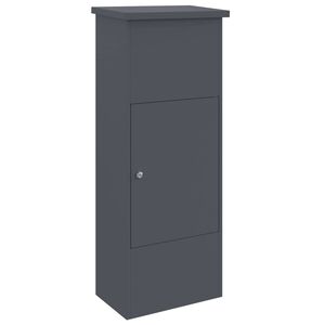vidaXL Sandučić za pakete Antracit 44,5 x 29 x 110,5 cm Čelik