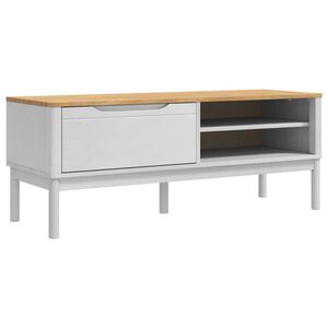 vidaXL Klupa za hodnik FLORO Bijelo 115 x 40 x 45 cm