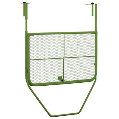 vidaXL Balkonski stol zeleni 60 x 40 cm čelični