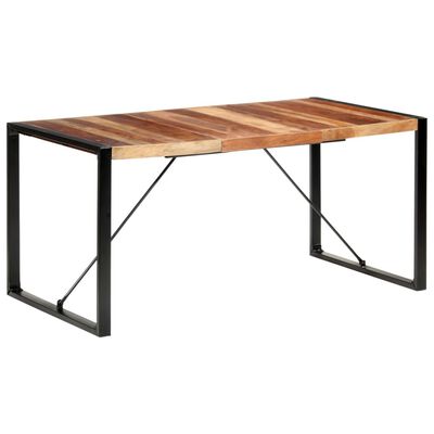 vidaXL Blagovaonski stol 160 x 80 x 75 cm od masivnog drva i šišama