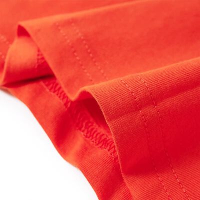 Dječja majica dugih rukava narančasta 92