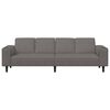 vidaXL Sofa s jastukom Svijetlo siva 250 x 77 x 76 cm Kordura tekstil