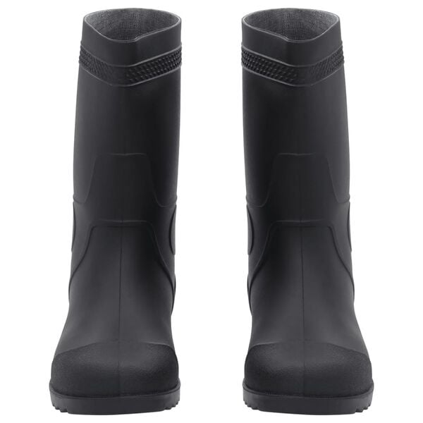 vidaXL Čizme za ki&scaron;u crne veličina 43 PVC