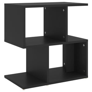 vidaXL Noćni ormarić crni 50 x 30 x 51,5 cm od konstruiranog drva