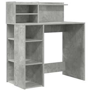 vidaXL Stol Betonski sivi Konstruirano drvo 90 x 48 x 101,5 cm