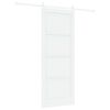vidaXL Klizna vrata ORKDAL 83 x 211 cm Konstruirano drvo Bijela