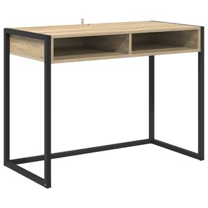 vidaXL Stol Sonoma Konstruirano drvo 100 x 50 x 75 cm