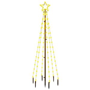 vidaXL Božićno drvce sa &scaron;iljkom i 108 LED žarulja tople bijele 180 cm