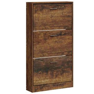 vidaXL Ormarić za cipele boja hrasta 59x17x108 cm konstruirano drvo