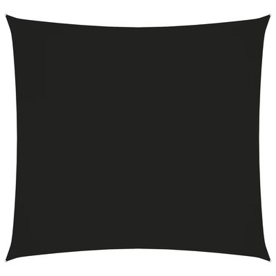vidaXL Jedro protiv sunca od tkanine Oxford četvrtasto 5 x 5 m crno