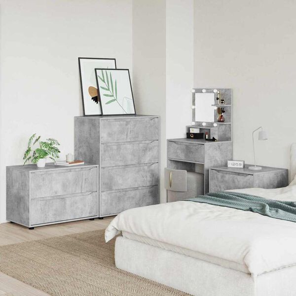 vidaXL Ormarić za pohranu Betonski sivi 80 x 48 x 57 cm