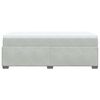 vidaXL Box spring krevet s madracem svjetlosivi 90x190 cm bar&scaron;unasti