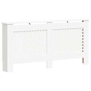 vidaXL Pokrov za radijator bijeli 172 x 19 x 81,5 cm MDF