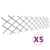 vidaXL Re&scaron;etkaste ograde od vrbe 5 kom 180 x 60 cm