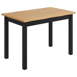 VidaXL Stol za objedovanje EKAI Crna 112 x 70 x 76,5 cm