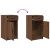 vidaXL Toaletni stol 2 pcs Smeđa 50 x 41 x 135 cm Konstruirano drvo
