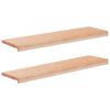 vidaXL Step treads 2 kom. 90 x 30 x 2 cm Prirodna Čvrsto drvo bukve