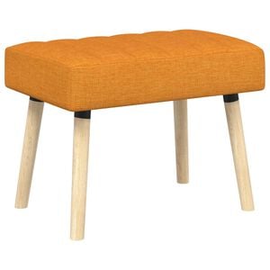 vidaXL Klupa s utorima Tamno žuta 60 x 40 x 45 cm Tkanina