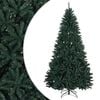 vidaXL Umjetno božićno drvce s nogom 240 cm PVC Tamnozelena