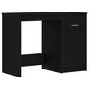 vidaXL Stol s pohranom Crni hrast 100 x 50 x 76 cm Konstruirano drvo