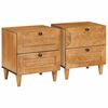 vidaXL Noćni ormar 2 pcs Svijetlosmeđa 40 x 33 x 46 cm