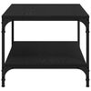 vidaXL Kava Stol Crni hrast 81 x 50 x 40 cm Konstruirano drvo