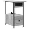 vidaXL Noćni ormar Siva Sonoma 60 x 30 x 61 cm Konstruirano drvo
