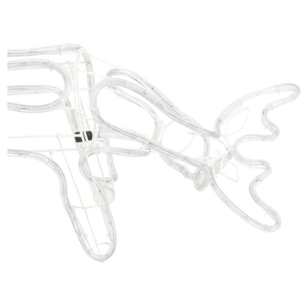 vidaXL Figure božićnih sobova 2 kom hladne bijele 73 x 31 x 45 cm