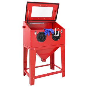 vidaXL Kabina za sandblasting 245 L 120PSI Hladno valjani čelik