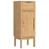 vidaXL Kupaonski ormar s ladicama FLORO Vosak smeđa 35 x 30 x 90 cm