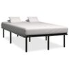 vidaXL Okvir za krevet crni metalni 200 x 200 cm