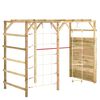 vidaXL Penjalica od impregnirane borovine 240 x 100 x 170 cm