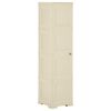 vidaXL Plastični ormarić 40 x 43 x 164 cm izgled drva angora bijeli