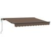 vidaXL Povlačivi tende Sivosmeđa 600 &times; 350 cm Tkanina i Aluminij