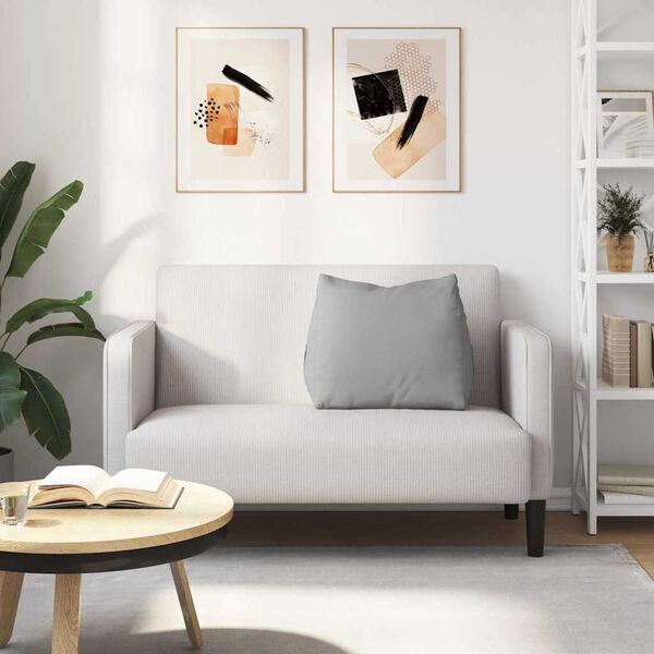 vidaXL Jastuk za leđa Oblačnosiva 60 x 20 x 50 cm tkanina