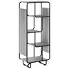 vidaXL Visoka komoda Siva Sonoma 60 x 37.5 x 144 cm Prerađeno drvo