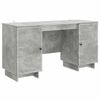 vidaXL Stol Betonska siva Konstruirano drvo 142,5 x 50 x 75 cm