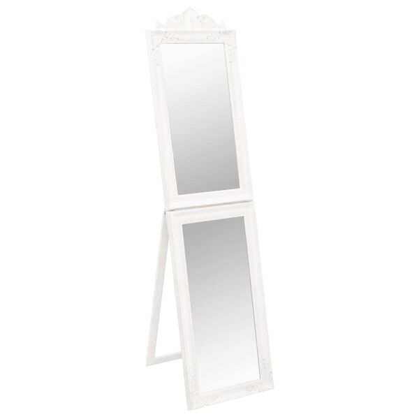 vidaXL Samostojeće ogledalo bijelo 50 x 200 cm