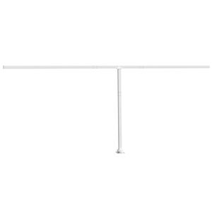 vidaXL Set stupa za tendu bijeli 600x245 cm željezo