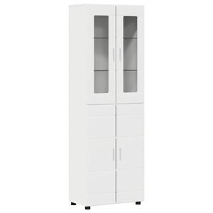 vidaXL Highboard FLORIN Bijelo 60 x 35 x 182 cm Konstruirano drvo