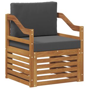 vidaXL Set vanjskih sofa Čvrsto drvo akacije i poliester