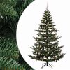 vidaXL Umjetno božićno drvce s kuglicom 210 cm 300 LED lampica