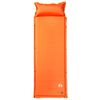 vidaXL Samonapuhujući madrac za kampiranje za 1 osobu narančasti