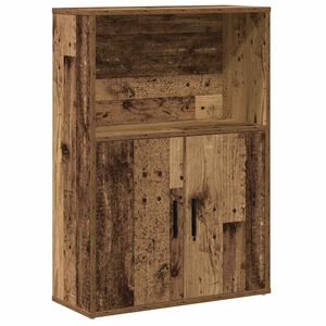 vidaXL Regal za knjige boja starog drva 60x24x85 cm konstruirano drvo