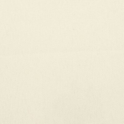 vidaXL Jastuk za vrtnu klupu krem bijeli 110x50x7 cm od tkanine Oxford