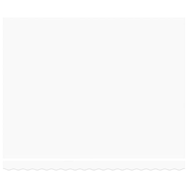 vidaXL Skrovita tenda Bijelo 400 &times; 300 cm Tkanina i Metal