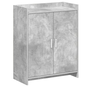 vidaXL Ormar za cipele s pohranom Betonska siva 73,5 x 36 x 92 cm