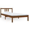vidaXL Okvir za krevet od masivnog drva smeđa boja meda 90 x 200 cm
